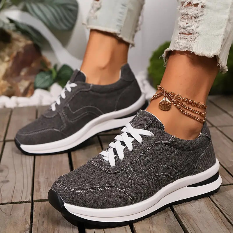 Elegant Women's Canvas Sneakers