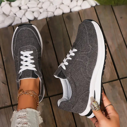 Elegant Women's Canvas Sneakers