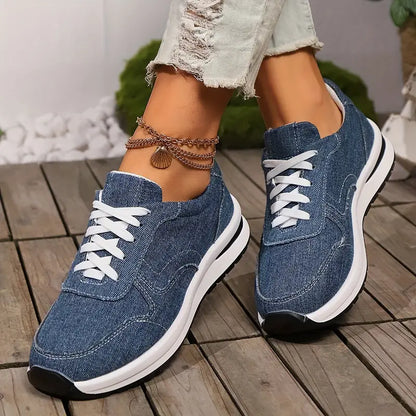 Elegant Women's Canvas Sneakers