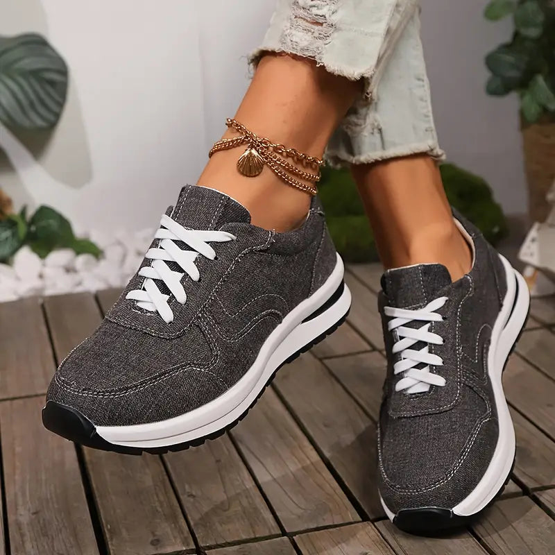 Elegant Women's Canvas Sneakers