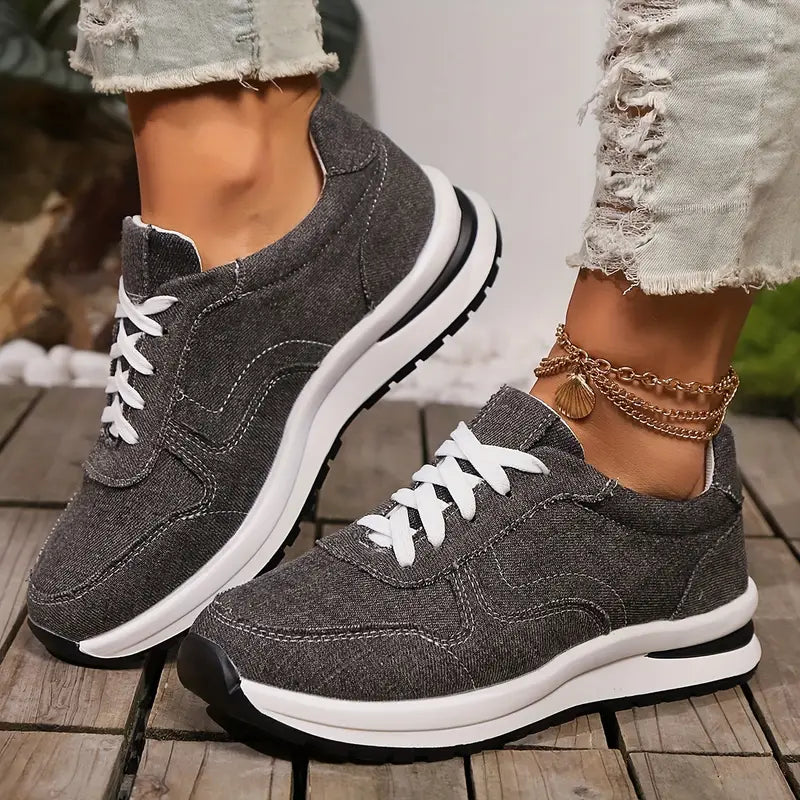 Elegant Women's Canvas Sneakers