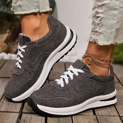 Elegant Women's Canvas Sneakers