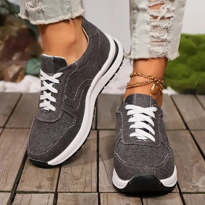 Elegant Women's Canvas Sneakers